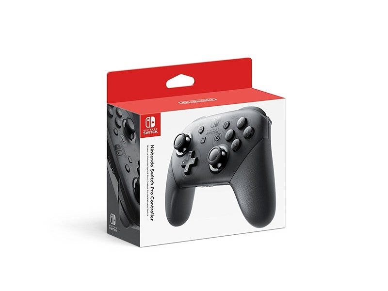 Control Nintendo Switch Pro Controller Inalámbrico Negro