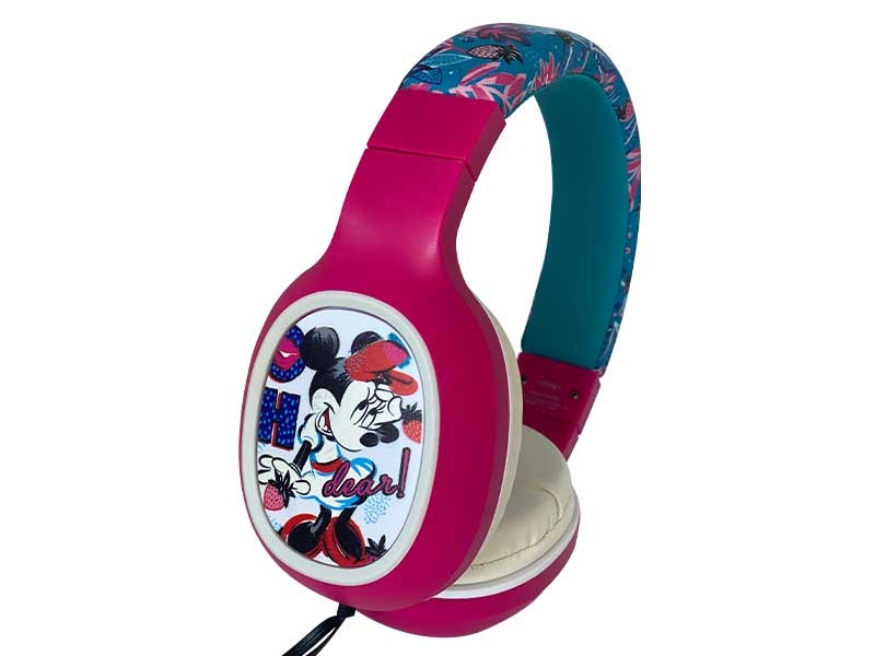 Audífonos Vivitar HP503010 Over-Ear Alámbricos Diseño Minnie (Rosado)