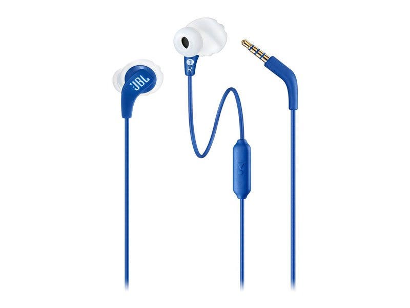 Audífonos JBL Endurance RUN In-Ear con Micrófono Deportivos (Azul)